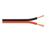 Goobay - Câble De Haut-parleur Rougenoir, Rouleau De 25 M, Section De 2 X 2,5 Mm², Cu. Longueur De Câble 25 M