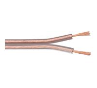 Goobay - Câble De Haut-parleur Transparent, Bobine De 100 M, Section De 2 X 4,0 Mm², Cca. Longueur De Câble 100 M