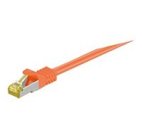 Goobay Câble réseau RJ-45 Cat7 1 m S/FTP (S‑STP) Orange