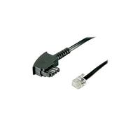 Goobay Câble de connexion TAE-F vers fiche Western 10 m Blanc