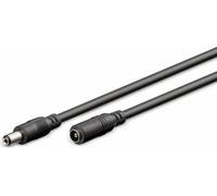 Goobay Câble d'extension DC 2,5 mm, noir, 3 m - pour l'alimentation électrique