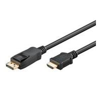 Goobay Câble adaptateur 64835 DisplayPort 1.2 vers HDMI 1.4 4K@30Hz fiche plaquée or 1M