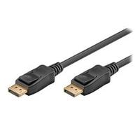 Goobay Câble DisplayPort 2.1 8K à 60 Hz – Blindé, plaqué or, PC/PS5 – 1 m (74760)