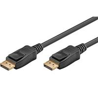 goobay Câble DisplayPort 2.1 8 K @ 60 Hz - Câble DP compatible avec PC de jeu, ordinateur portable, PS5 - Blindé et plaqué or - 3 m - 74762