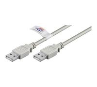 Goobay Câble Hi-Speed USB 2.0 avec certificat USB Type A Mâle - Mâle 5 m Gris