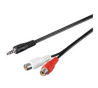 Goobay Câble jack mâle / cinch femelle - 1,50m