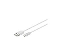 goobay - Câble Lightning - Lightning mâle pour USB mâle - 50 cm - blanc