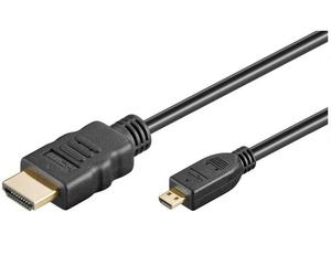 Goobay Câble Micro HDMI / HDMI High Speed Ethernet - 1,50m