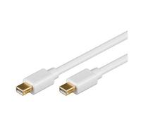 Goobay - Câble Mini DisplayPort, 2,0 m, Couleur : Blanc 5 Stück