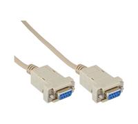 Goobay Câble Null modem DB 9 femelle-femelle - 2m