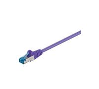 Goobay câble patch ethernet RJ45 Cat. 6a S/FTP (PiMF) violet 0.25 m