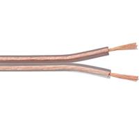 goobay - Câble pour haut-parleur en vrac - 0.75 mm² - 100 m - transparent