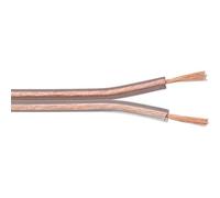 goobay - Câble pour haut-parleur en vrac - 0.75 mm² - 100 m - transparent