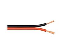 Goobay Câble pour haut-parleur 67730 – 2 x 0,75 mm² – 25 m – rouge/noir