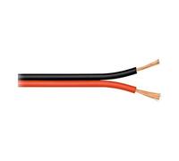goobay - Câble pour haut-parleur en vrac - 0.75 mm² - 50 m - rouge/noir