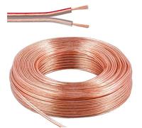 goobay Câble pour haut-parleur en vrac 1.5 mm² 10 m transparent
