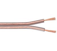 goobay - Câble pour haut-parleur en vrac - 4 mm² - 25 m - transparent