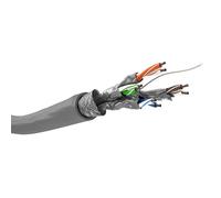 Goobay Câble réseau 95693 – Cat6 S/FTP (S-STP) 305 m – Gris