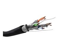Goobay Câble Réseau LAN Mono Extérieur Cat 7 S/FTP 100 m (Noir)