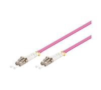 goobay - Câble réseau - LC multi-mode (M) pour LC multi-mode (M) - 7.5 m - 7.5 m - fibre optique - 50 / 125 microns - OM4 - sans halogène - violet