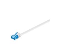 Goobay Câble réseau PLAT CAT 6a U/UTP copper 1 m blanc