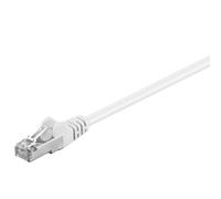 goobay Câble réseau RJ-45 15,0 m blanc jusqu'à 1,00 Gbit/sec. jusqu'à 100 MHz, 1 pc.