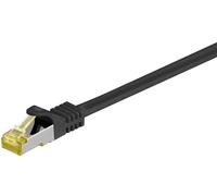 goobay Câble réseau RJ-45 2,0 m noir jusqu'à 10,00 Gbit/sec. jusqu'à 500 MHz, 1 pc.