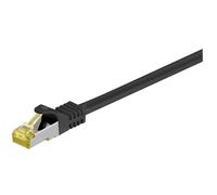 goobay Câble réseau RJ-45 25,0 m noir jusqu'à 10,00 Gbit/sec. jusqu'à 500 MHz, 1 pc.
