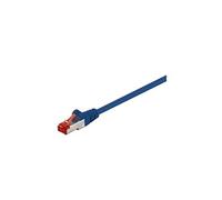 goobay - Câble réseau - RJ-45 (M) pour RJ-45 (M) - 1.5 m - SFTP, PiMF - CAT 6 - sans halogène, moulé - bleu