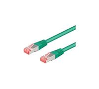 goobay - Câble réseau - RJ-45 (M) pour RJ-45 (M) - 1.5 m - SFTP, PiMF - CAT 6 - sans halogène, moulé, sans crochet - vert