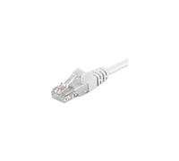 goobay - Câble réseau - RJ-45 (M) pour RJ-45 (M) - 1.5 m - UTP - CAT 6 - moulé, sans crochet - blanc