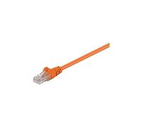 goobay - Câble réseau - RJ-45 (M) pour RJ-45 (M) - 1.5 m - UTP - CAT 6 - moulé, sans crochet - orange