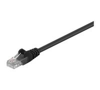 goobay - Câble réseau - RJ-45 (M) pour RJ-45 (M) - 1 m - UTP - CAT 5e - moulé - noir