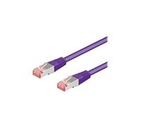 goobay - Câble réseau - RJ-45 (M) pour RJ-45 (M) - 2 m - pairs in metal foil (PiMF) - CAT 6 - sans halogène, moulé - violet