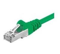 goobay - Câble réseau - RJ-45 (M) pour RJ-45 (M) - 2 m - SF/UTP - CAT 5e - moulé, sans crochet - vert G