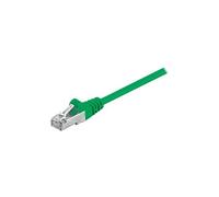 goobay - Câble réseau - RJ-45 (M) pour RJ-45 (M) - 3 m - SF/UTP - CAT 5e - moulé - vert