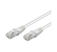 goobay - Câble réseau - RJ-45 (M) pour RJ-45 (M) - 7.5 m - UTP - CAT 6 - moulé - blanc
