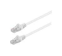 Goobay Câble réseau RJ45 cat. 5e U/UTP - Blanc / 1,5 m