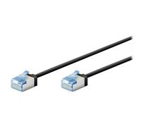 Goobay Câble réseau RJ45 cat. 6A U/FTP - 25 cm / Noir