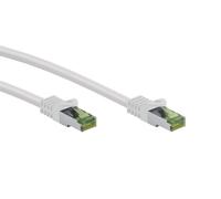 Goobay Câble réseau RJ45 Cat. 8.1 S/FTP - 1 m - Blanc