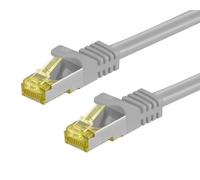 Goobay Câble réseau RJ45 gris cat.7 S/FTP - 0,5 m