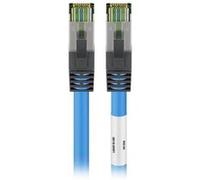 Goobay Câble RJ45 Cat 8.1 S/FTP 0.25 m (Bleu)