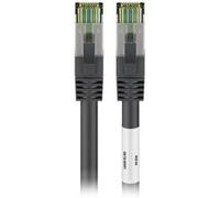 Goobay Câble RJ45 66719 Cat.8.1 S/FTP 0,25 m Noir
