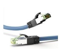 Goobay Câble RJ45 Cat 8.1 S/FTP 0.50 m (Bleu) Bleu G