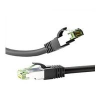 Goobay Câble RJ45 Cat 8.1 S/FTP 0.50 m (Noir)