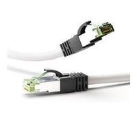 Goobay Câble RJ45 Cat 8.1 S/FTP 20 m (Blanc) Blanc G