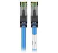 Goobay Cable RJ45 Cat 8.1 S/FTP 20 m (Bleu) - Cable Ethernet RJ45 blinde categorie 8.1 S/FTP 20 metres (Bleu) G
