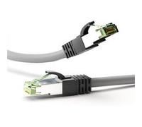 Goobay Câble RJ45 Cat 8.1 S/FTP 3 m (Gris) Gris G