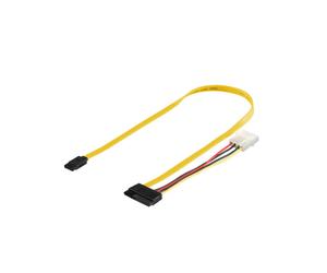 Goobay Câble S-ATA + Alim - 0,50m