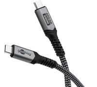 Goobay Câble Textile USB4 Type C (M/M)